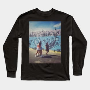 Girls at Coney Island, Brooklyn Long Sleeve T-Shirt